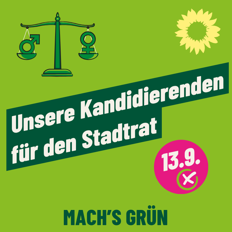 Sharepic mit Link zur Seite der Kandidierenden für den Stadtrat
