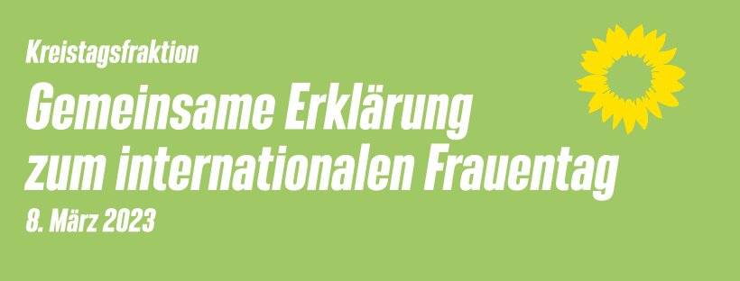 Gemeinsame Erklärung des Kreistags des Landkreis Celle zum internationalen Frauentag