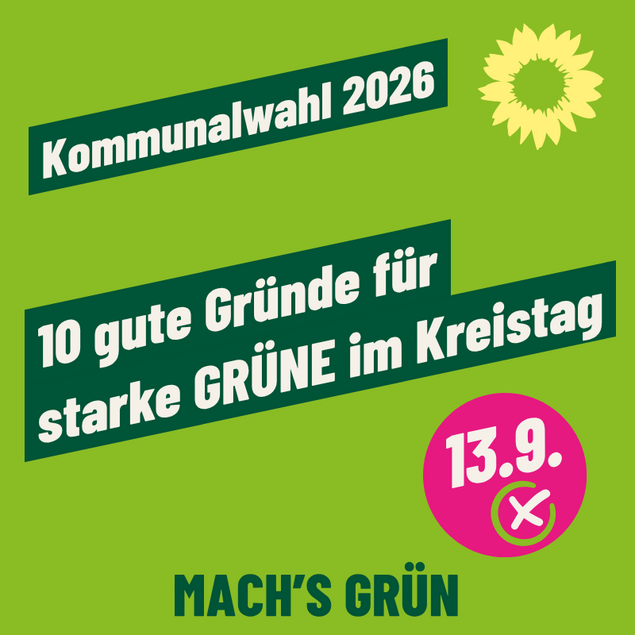 Sharepic mit Link 10 gute Gründe