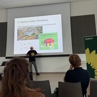 Jürgen Gnorich beim Vortrag