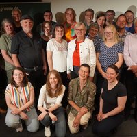 Gruppenbild der anwesenden Kandidierenden