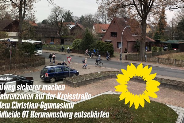 Gefahrenlage vor dem Christian-Gymnasium Hermannsburg