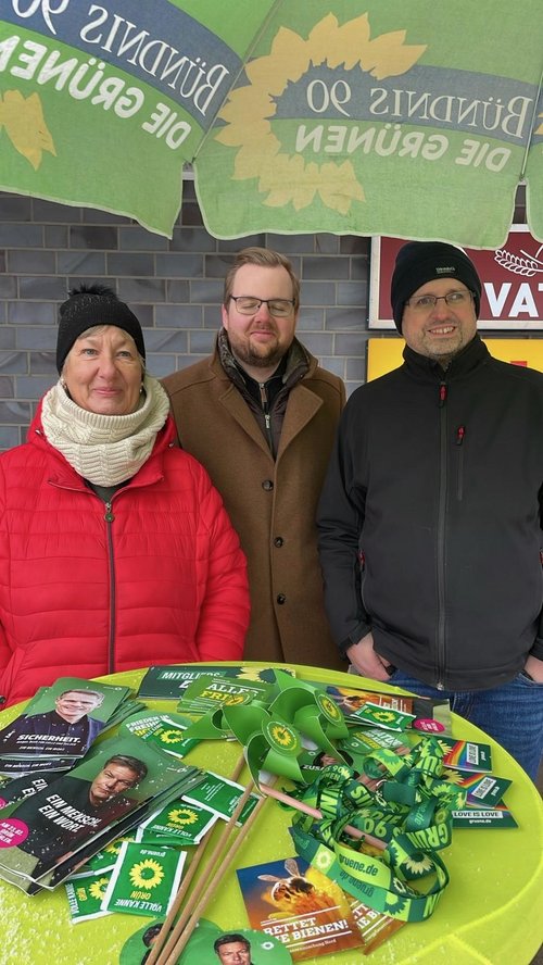 Wietzer Wahlkampftand am 15.02.2025