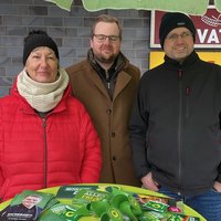 Wietzer Wahlkampftand am 15.02.2025