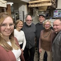 Gruppenselfie mit Franziska Brantner