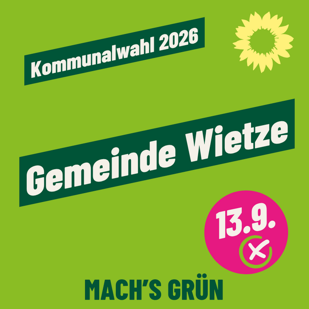 Sharepic mit Link zum Kommunalwahl in Wietze