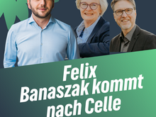 Sharepic zum Besuch von Felix