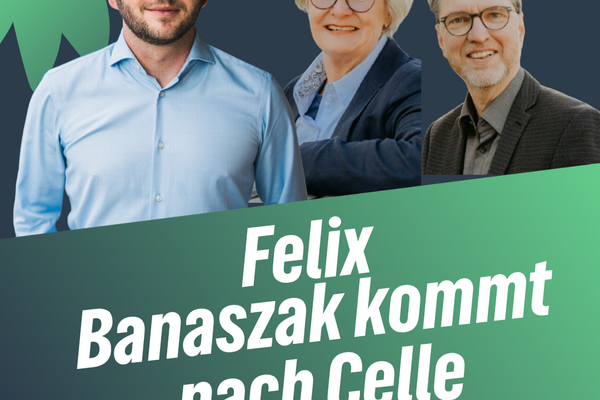 Sharepic zum Besuch von Felix
