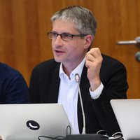 Sven Giegold auf der Klausur der Grünen Bundestagsfraktion 2018 in Weimar