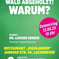 Veranstaltungshinweis 12.06.25 Wald abgeholzt! Warum?