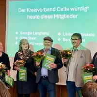 Gruppenbild der geehrten Mitglieder