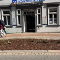 Bild des Eingangs der Volksbank