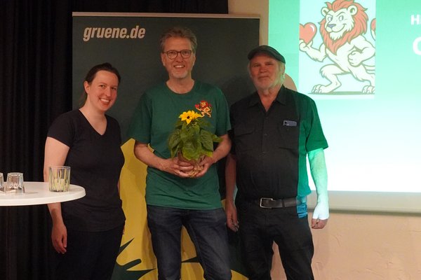 Gruppenbild Theresa Kurbach, Olaf Schauer, Bernd Zobel
