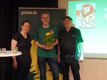 Gruppenbild Theresa Kurbach, Olaf Schauer, Bernd Zobel