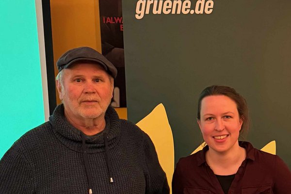 Bernd Zobel und Theresa Kurbach