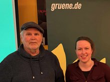 Bernd Zobel und Theresa Kurbach