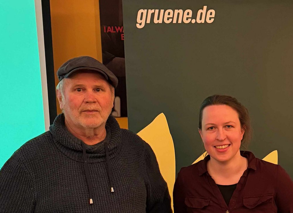 Bernd Zobel und Theresa Kurbach
