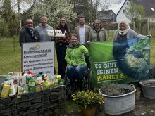 Gruppenfoto von der Tauschaktion