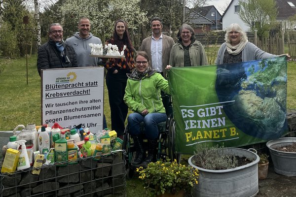 Gruppenfoto von der Tauschaktion