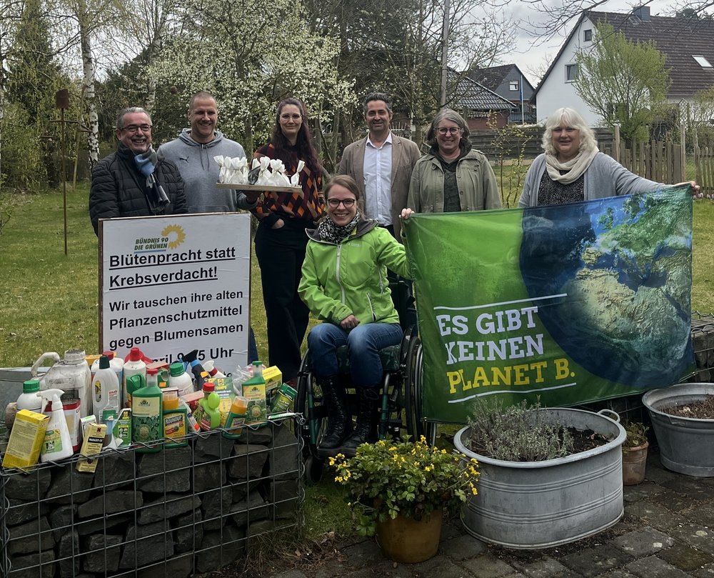 Gruppenfoto von der Tauschaktion